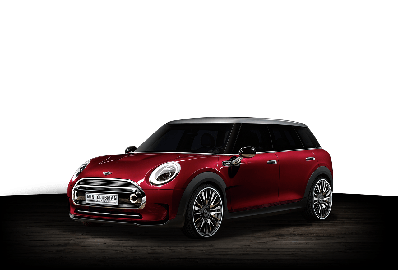 Концепция MINI Clubman – профил отпред/по диагонал